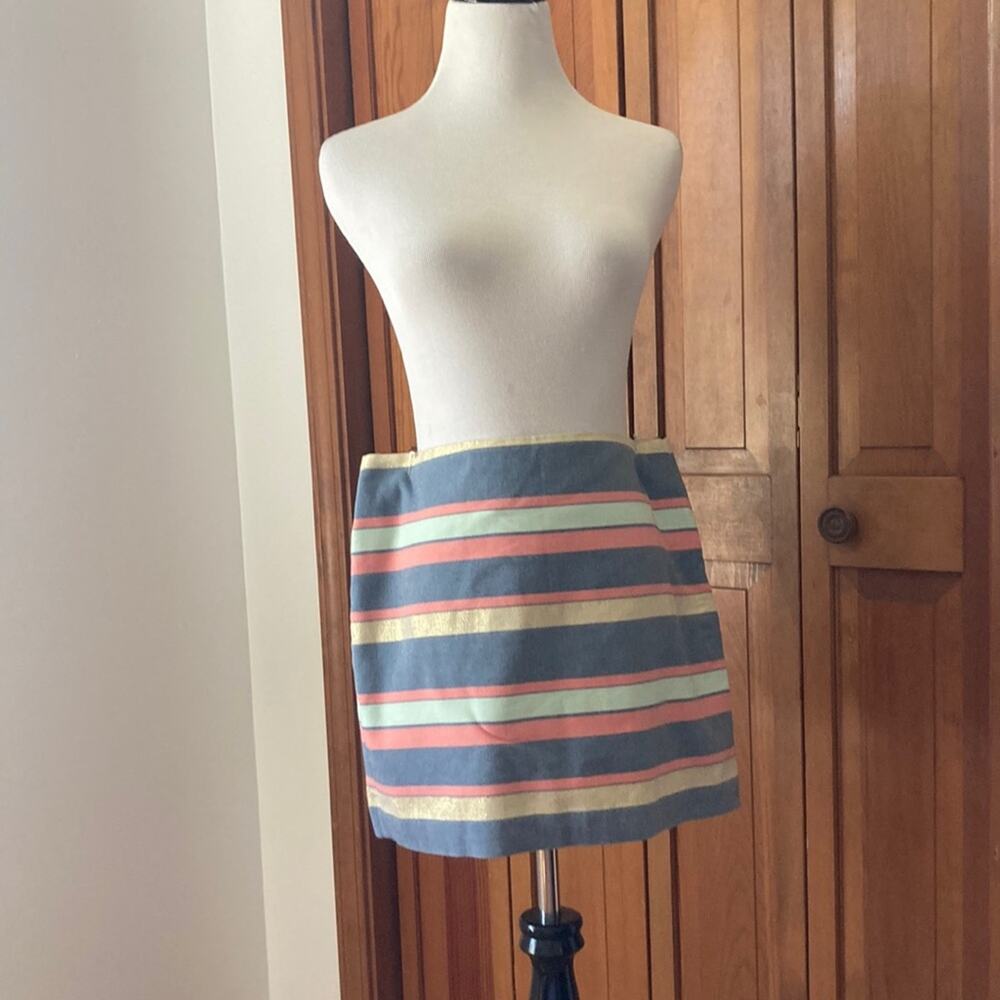 Gap Striped Mini Pencil Skirt, Size 6